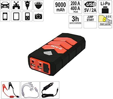 Yato Φορητός Εκκινητής Μπαταρίας 9000mAh 12V - Image 4