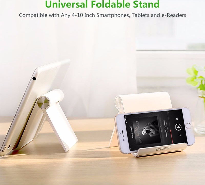 Ugreen Multi-Angle LP106 Βάση Γραφείου για Κινητό σε Λευκό χρώμα - Image 2