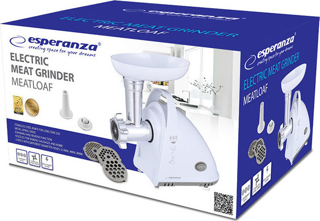 Esperanza Μηχανή Άλεσης Κιμά 2000W Λευκή - Image 5