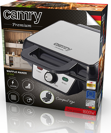 Camry CR-3046 Βαφλιέρα 2 Θέσεων σε Ορθογώνιο Σχήμα 1000W - Image 6