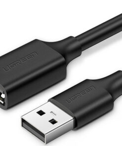Ugreen USB 2.0 Cable USB-A male - USB-A female Μαύρο 2m 10316