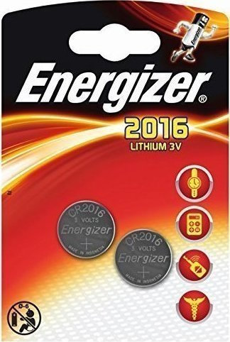 Energizer Μπαταρίες Λιθίου Ρολογιών CR2016 3V 2τμχ - Image 2