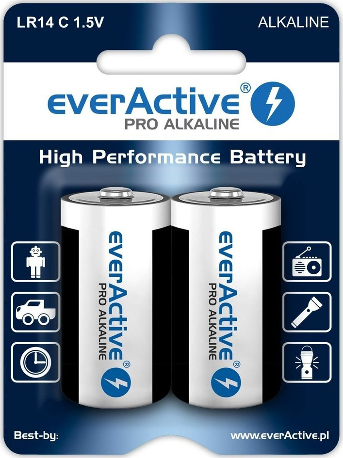 everActive Pro Alkaline C 1.5V 2τμχ EVLR14-PRO