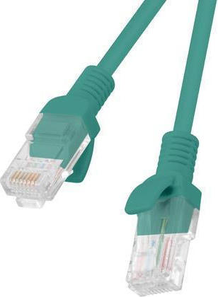 Lanberg U/UTP Cat.5e Καλώδιο Δικτύου Ethernet 1.5m Πράσινο (PCU5-10CC-0150-G)