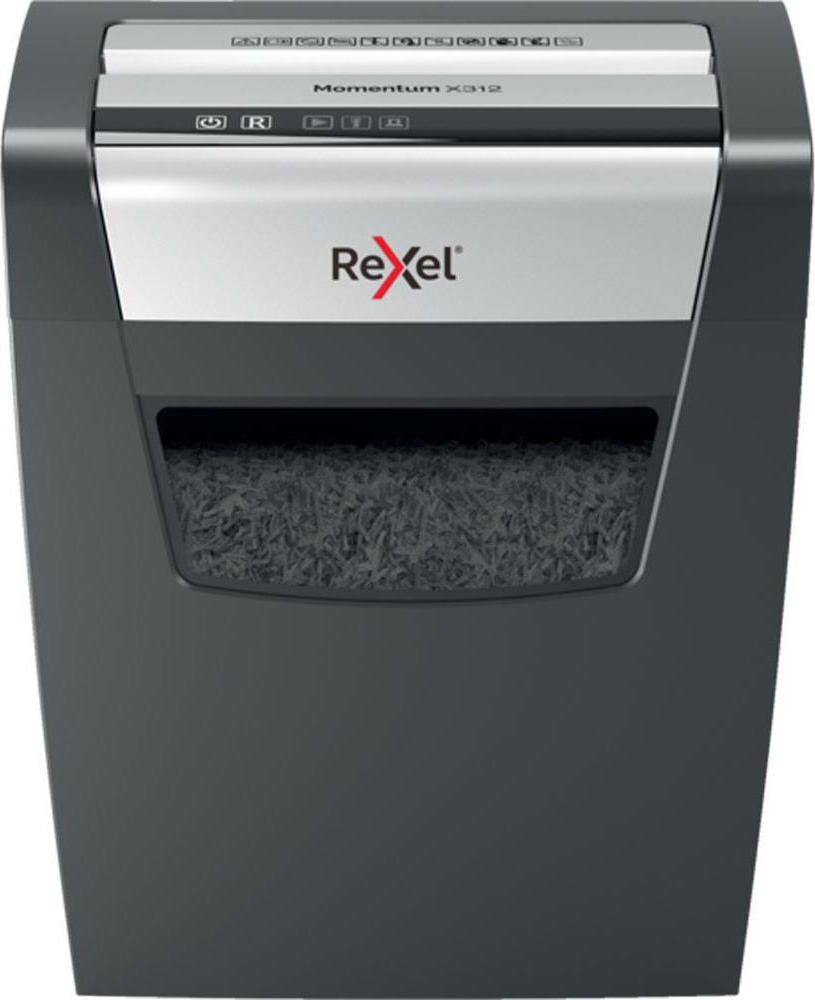 Rexel Καταστροφέας Εγγράφων Momentum X410 P4 Cross Cut 10 Φύλλων με Κάδο 23lt