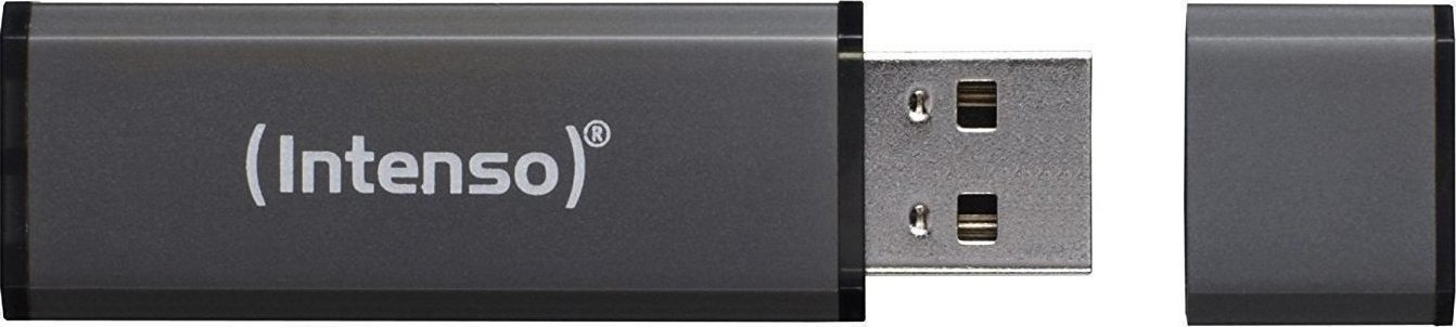 Intenso Alu Line 16GB USB 2.0 Stick Γκρι