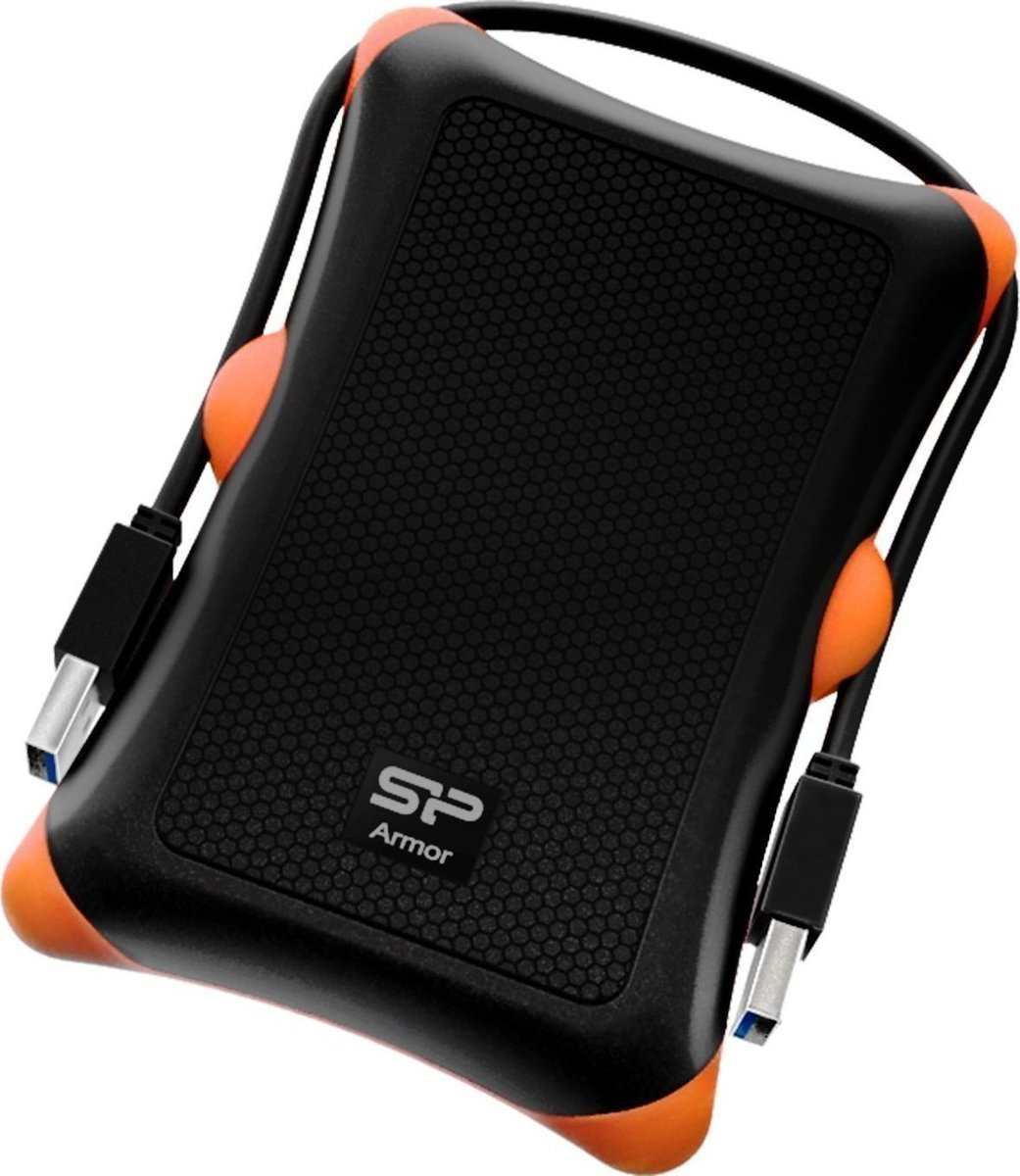 Silicon Power Armor A30 USB 3.0 Εξωτερικός HDD 1TB 2.5" Μαύρο/Πορτοκαλί - Image 2