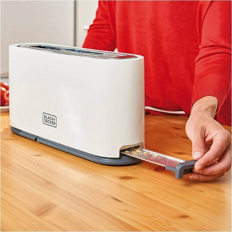 Black & Decker BXTO1001E Φρυγανιέρα 1 Θέσης 1000W Λευκή - Image 3