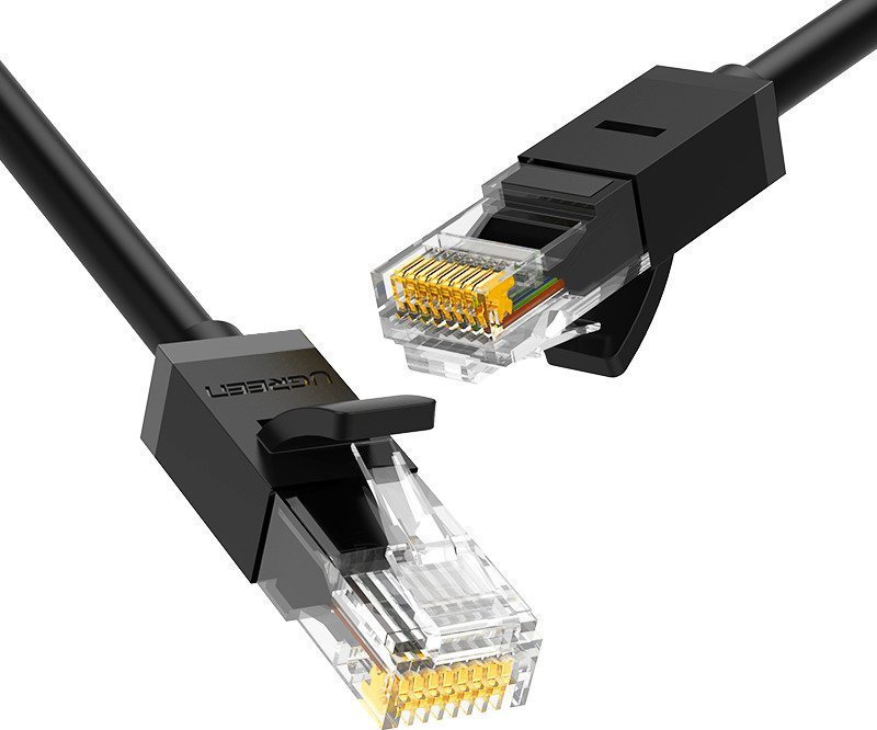 Ugreen U/UTP Cat.6 Καλώδιο Δικτύου Ethernet 3m Μαύρο 1τμχ (20161)