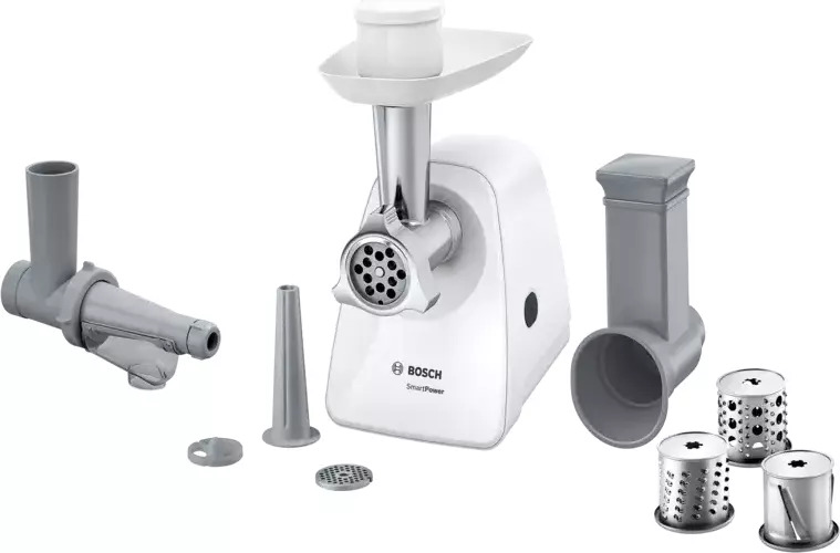 Bosch Μηχανή Άλεσης Κιμά / Ντομάτας 350W Λευκή