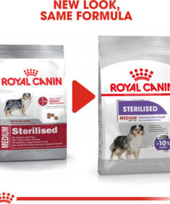 Alternative view of Royal Canin Medium Sterilised 3kg Ξηρά Τροφή χωρίς Γλουτένη για Ενήλικους Στειρωμένους Σκύλους Μεσαίων Φυλών με Καλαμπόκι και Πουλερικά