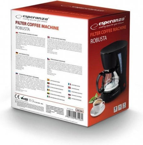 Esperanza Robusta Καφετιέρα Φίλτρου 650W Black - Image 3
