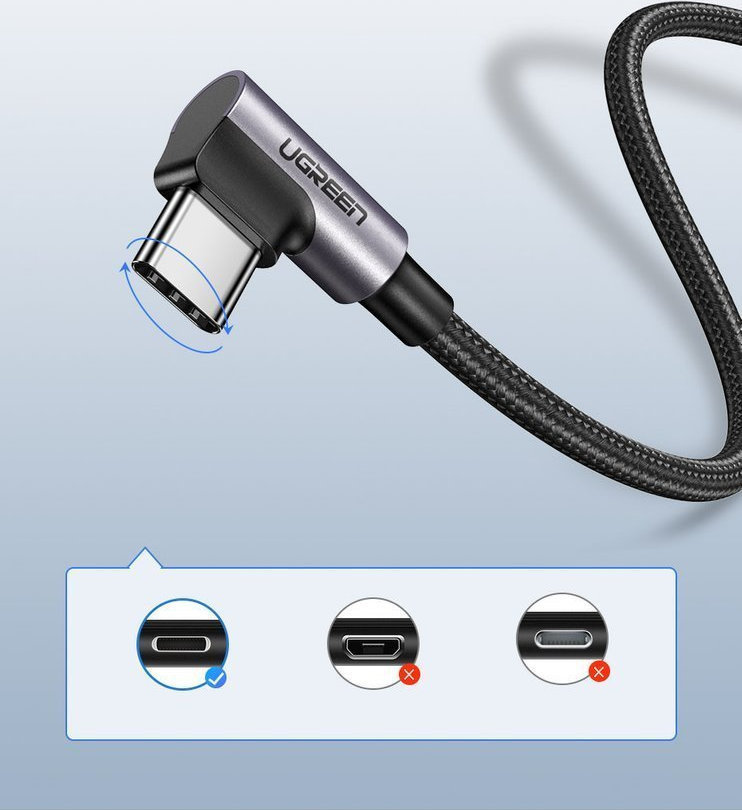 Ugreen US284 USB 2.0 USB-C male - USB-A 1m (50941) - Image 6