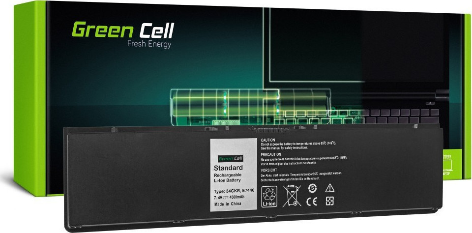 Green Cell Συμβατή Μπαταρία για Dell Latitude E7440 με 4500mAh - Image 2
