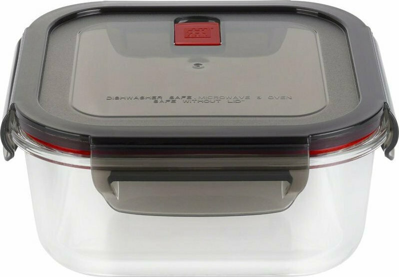 Zwilling J.A. Henckels Δοχείο Φαγητού Γυάλινο Μαύρο 1.1lt 39506-006