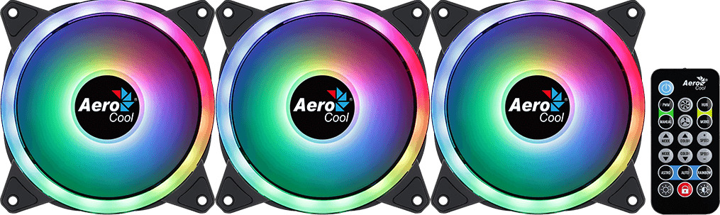 Aerocool Duo 12 Pro RGB Case Fan 120mm 3τμχ - Image 3