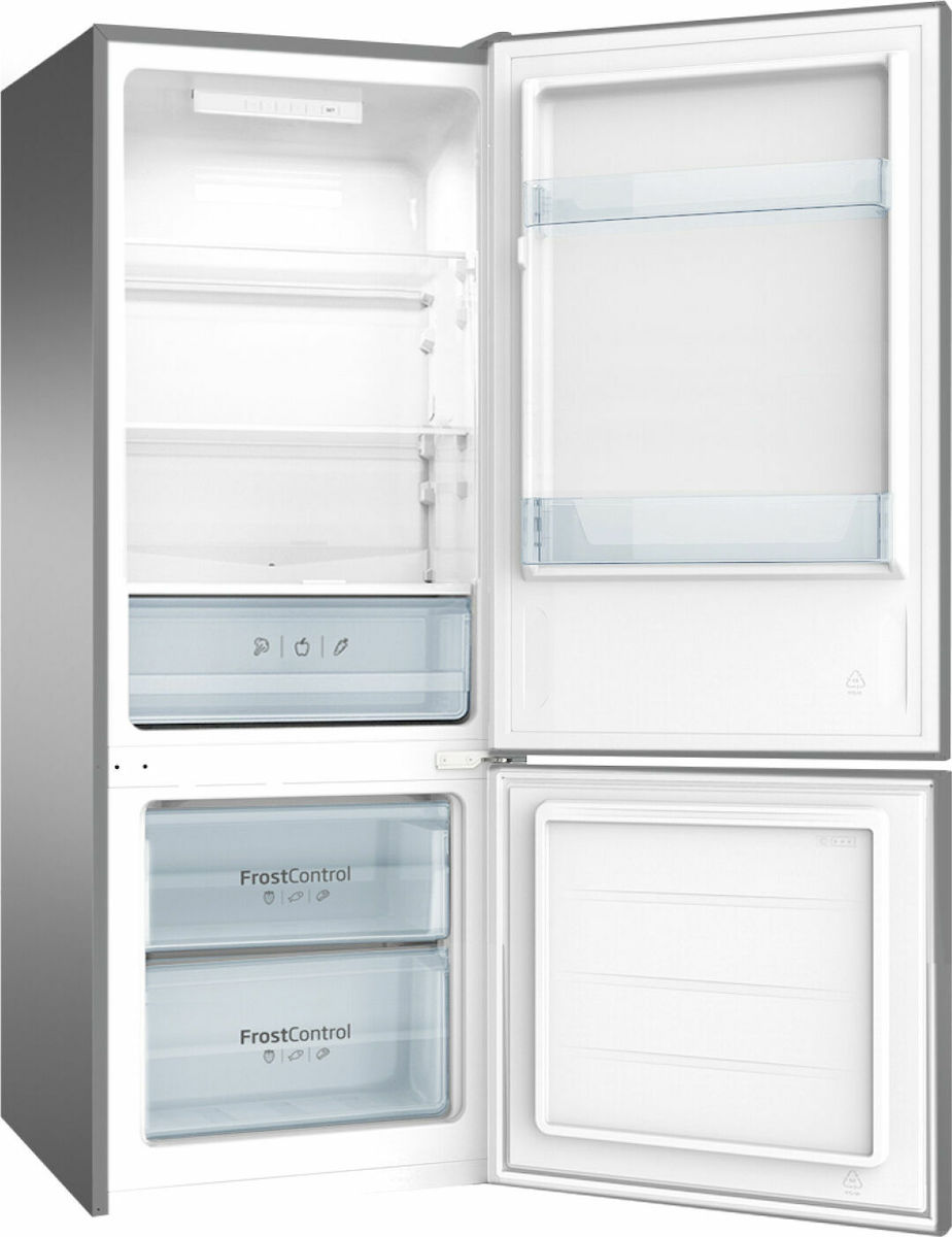 Amica Ψυγειοκαταψύκτης 205lt NoFrost Υ144xΠ54xΒ55εκ. Inox FK244.4X - Image 5