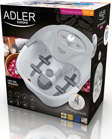 Adler AD 2167 Ποδόλουτρο με Δόνηση και Υπέρυθρες Γκρι AD 2167 - Image 8