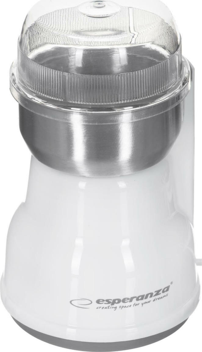 Esperanza EKC002W Ηλεκτρικός Μύλος Καφέ 160W με Χωρητικότητα 50gr Λευκός - Image 2