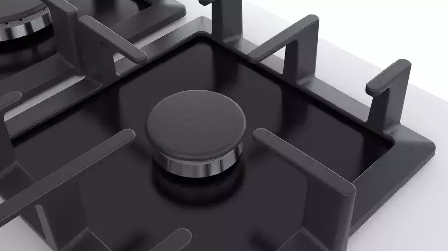 Bosch Serie 6 Εστία Φυσικού Αερίου Αυτόνομη 59x52εκ. Λευκή PPP6A2M90 - Image 2