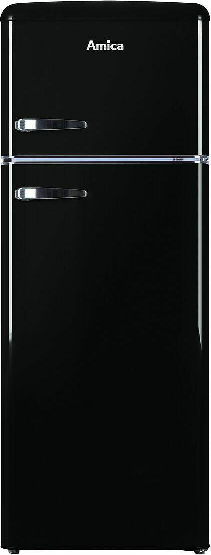 Amica Δίπορτο 206lt Μαύρο KGC 15634 S