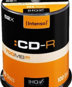 Intenso Εγγράψιμα CD-R 52x 700MB Cake Box 100τμχ