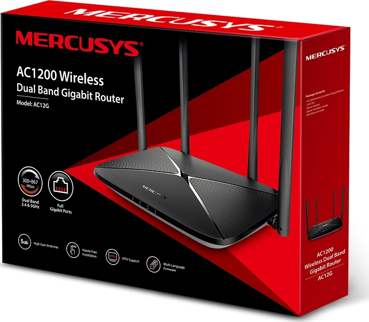 Mercusys AC12G v1 Ασύρματο Router - Image 5