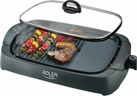 Adler AD-6610 Ψησταριά Σχάρας & Λείας Πλάκας 3000W - Image 2