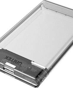 Unitek DiskGuard Limpid R Θήκη για Σκληρό Δίσκο 2.5" SATA III με σύνδεση USB3.1 σε Διάφανο χρώμα
