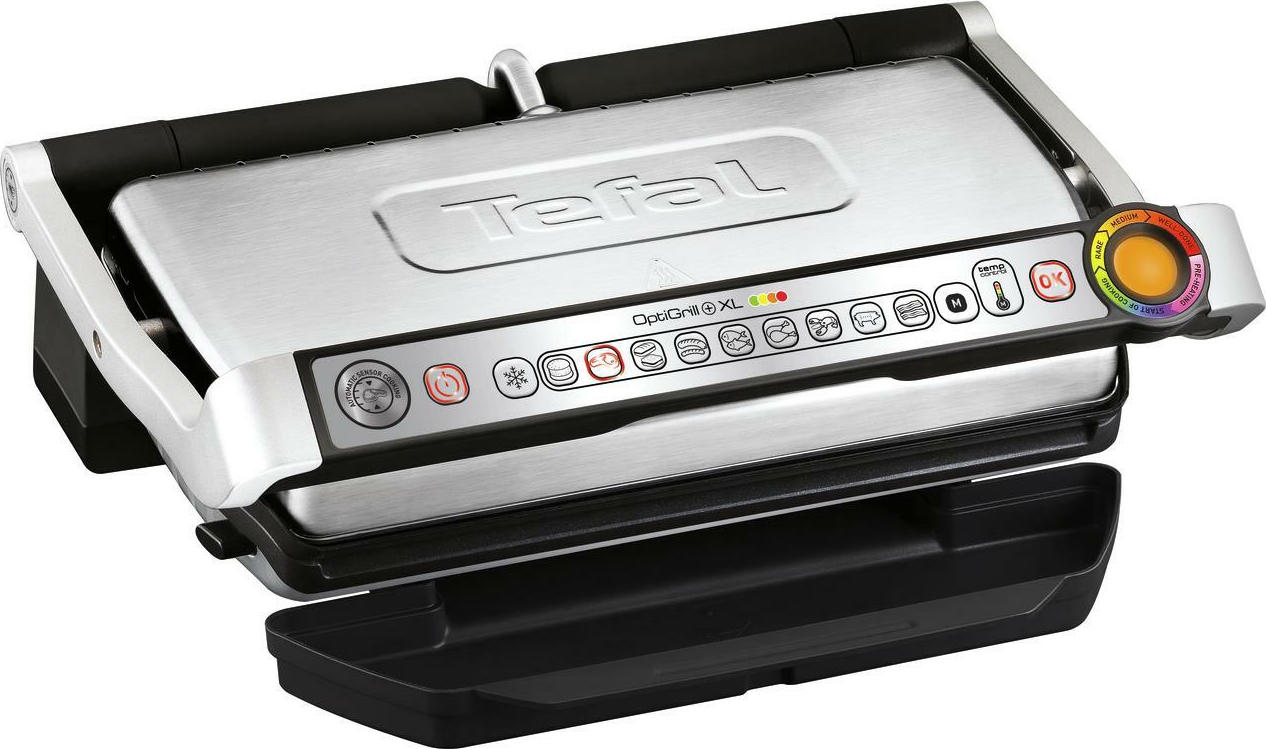 Tefal OptiGrill + XL 2000W για 2 Τοστ Inox