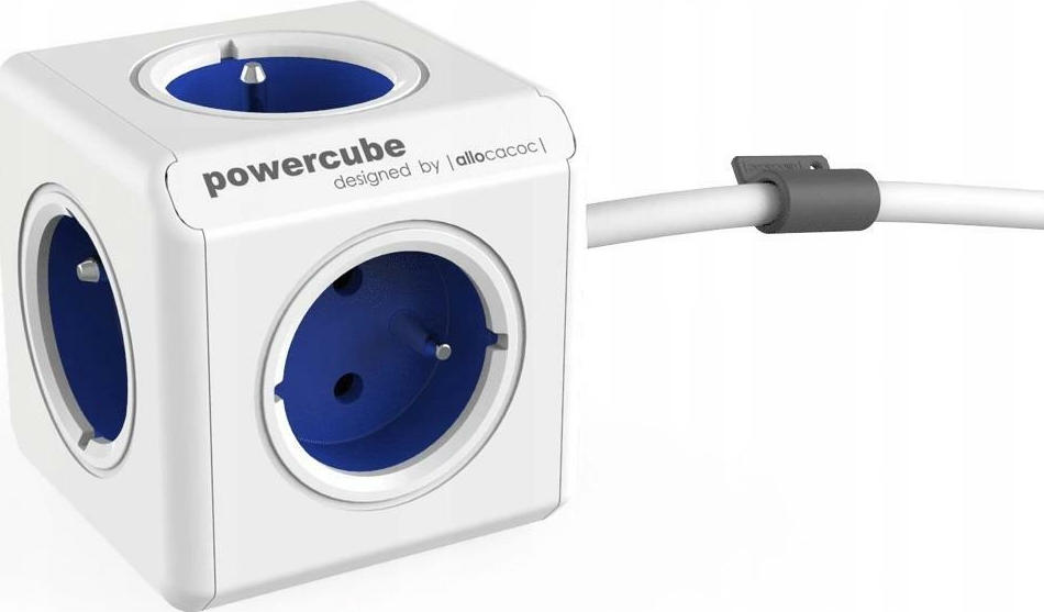 Allocacoc Extended PowerCube 5 Θέσεων με Καλώδιο 1.5m 2300BL/FREXPC