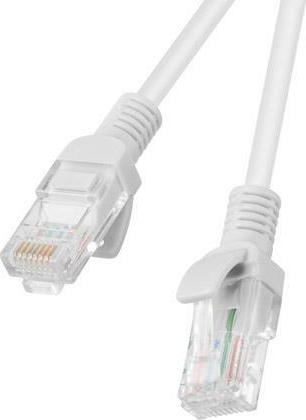 Lanberg U/UTP Cat.5e Καλώδιο Δικτύου Ethernet 10m Γκρι (PCU5-10CC-1000-S)