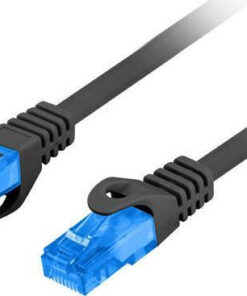 Lanberg S/FTP Cat.6a Καλώδιο Δικτύου Ethernet 20m Μαύρο (PCF6A-10CC-2000-BK)