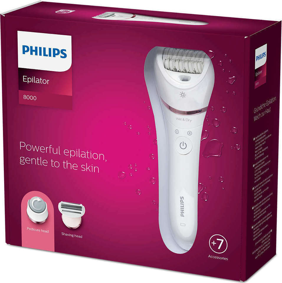 Philips Epilator Series 8000 Σετ Αποτρίχωσης Epilator για το Σώμα BRE730/00 - Image 6