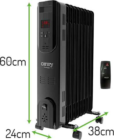 Camry CR-7810 Καλοριφέρ Λαδιού με 9 φέτες 2000W - Image 3