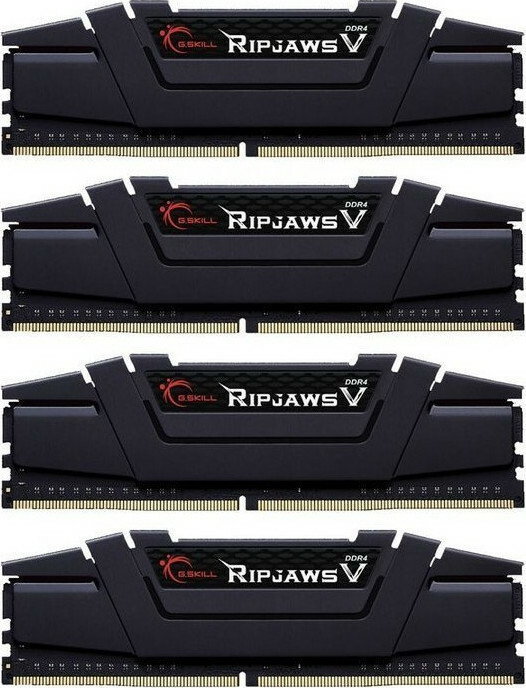 G.Skill Ripjaws V DDR4 64GB RAM με 4x16GB Modules και Ταχύτητα 3600 για Desktop F4-3600C16Q-64GVKC