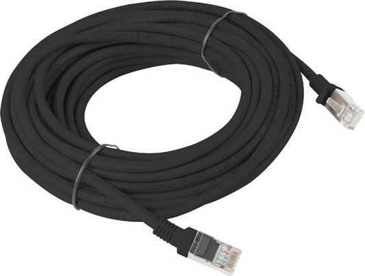 Lanberg U/UTP Cat.5e Καλώδιο Δικτύου Ethernet 10m Μαύρο (PCU5-10CC-1000-BK) - Image 2