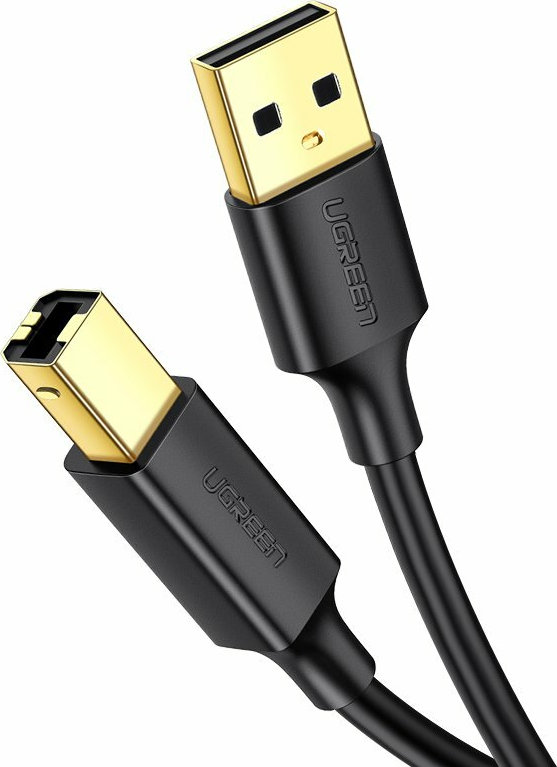 Ugreen USB 2.0 Cable USB-A male - USB-B male Μαύρο 3m 10351 - Image 2