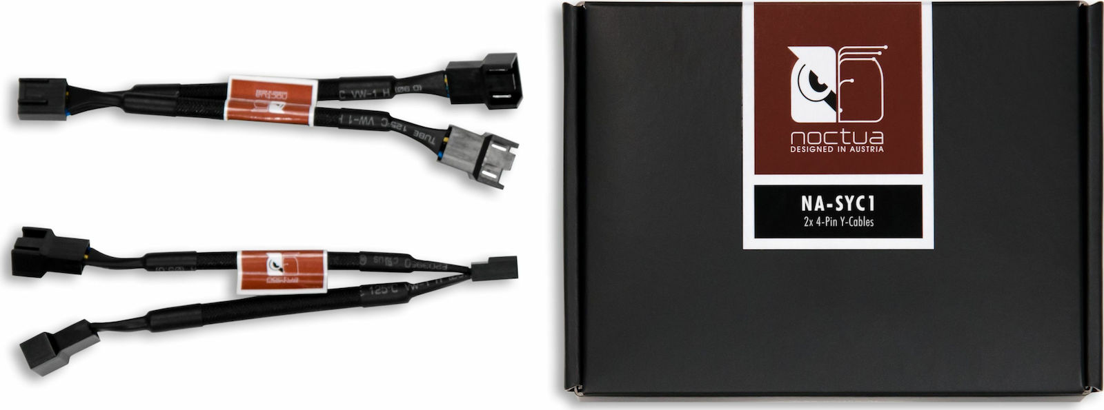 Noctua NA-SYC1 4-Pin pwm - 2x 4-Pin pwm Cable Μαύρο