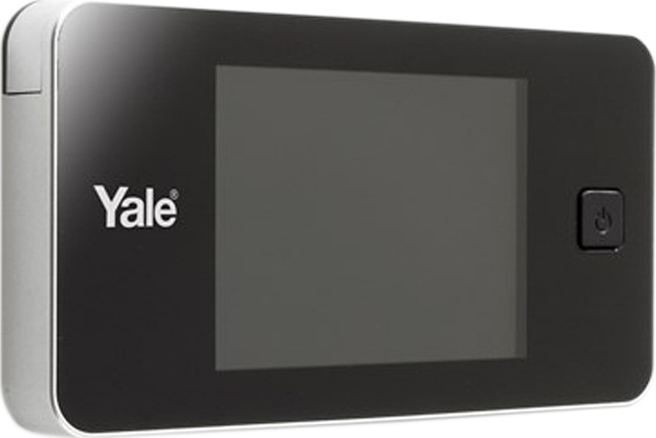 Yale Σετ Θυροτηλεόρασης Ηλεκτρονικό Ματάκι Πόρτας με Κάμερα Μαύρο