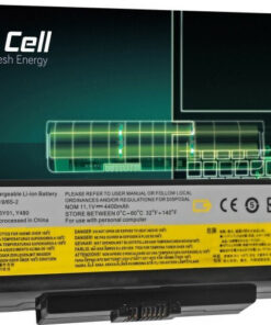 Alternative view of Green Cell Συμβατή Μπαταρία για Lenovo IdeaPad Y480/V480/Y580 με 4400mAh
