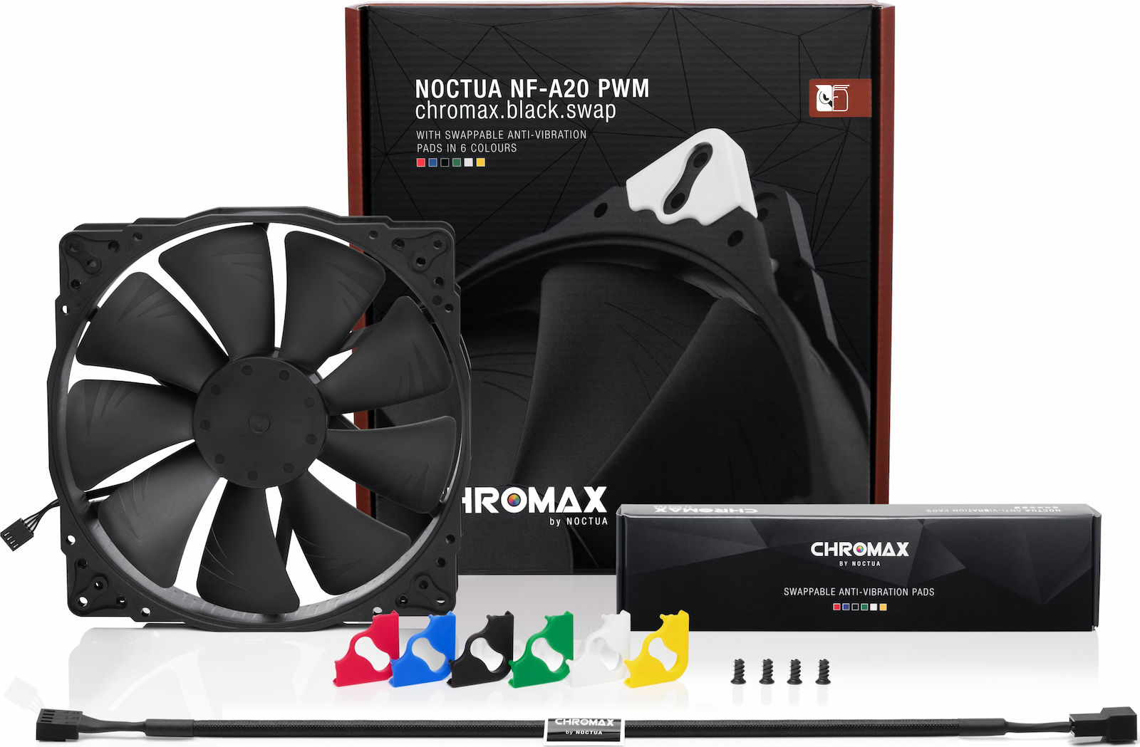 Noctua NF-A20 chromax.black.swap Case Fan 200mm - Image 3