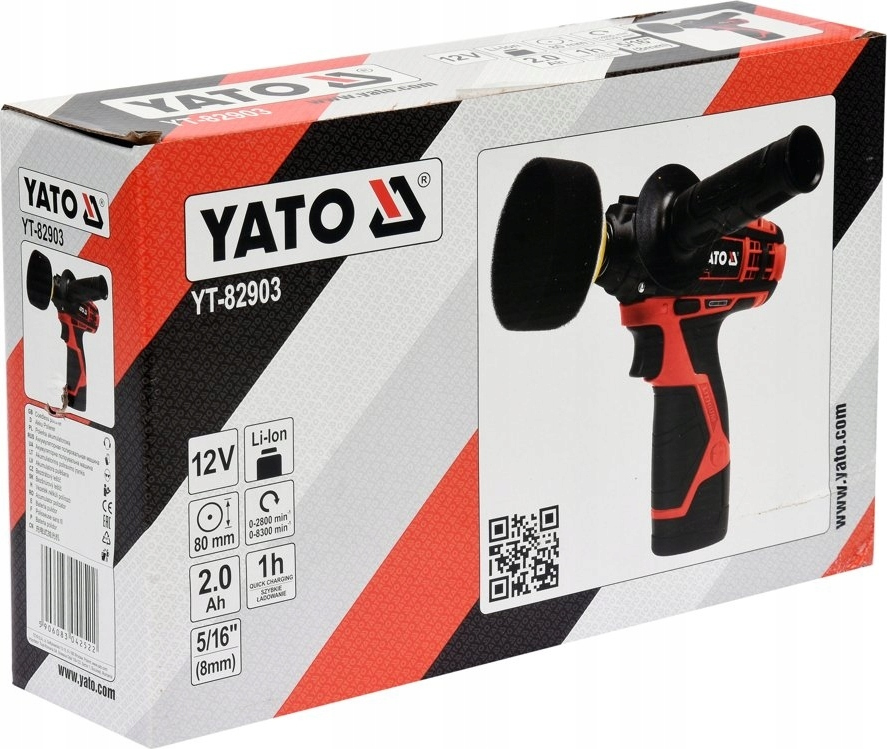 Yato YT-82903 Αλοιφαδόρος Brushless Μπαταρίας 12V 1x2Ah - Image 6