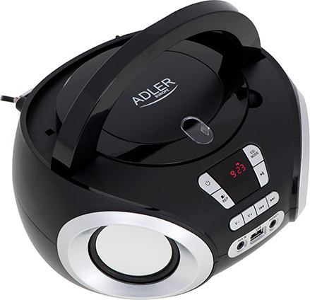 Adler Φορητό Ηχοσύστημα CD Boombox με CD / MP3 / USB / Ραδιόφωνο σε Μαύρο Χρώμα - Image 3