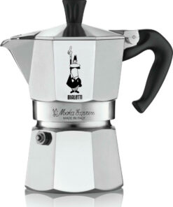 Bialetti Moka Express Μπρίκι Espresso 4cups Ασημί