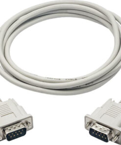 Akyga Καλώδιο RS232 9-pin male σε RS232 9-pin male 2m Λευκό