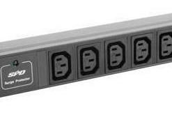 Lanberg Πολύπριζο Rack 1U PDU 8xIEC C13 Μαύρο