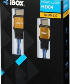 Alternative view of iBox HDMI 2.0 Braided HDMI male - HDMI male 1.5m Μπλε (ITVFHD04)