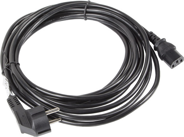 Lanberg IEC C13 - Schuko Cable 5m Μαύρο (CA-C13C-11CC-0050-BK) - Image 3