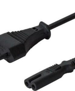 Savio Euro - IEC C7 Cable 3m Μαύρο (CL-105)